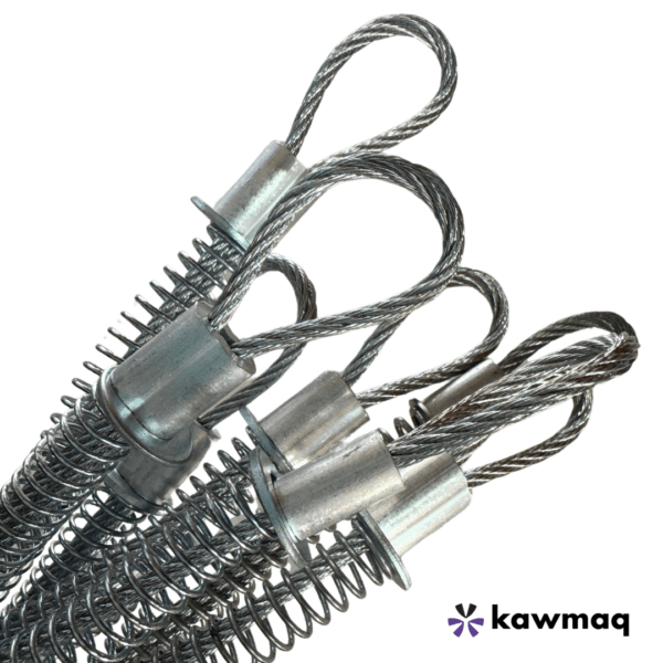 Piola de seguridad de acero inosidable distintas medidas, para uso industrial. Kawmaq