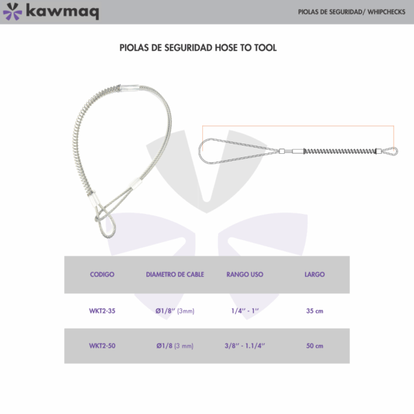 Piola de seguridad hose to tool - Imagen 2